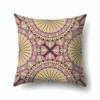Home Decor Geometric Texture Mandala Polyester Pillow Case Core-free