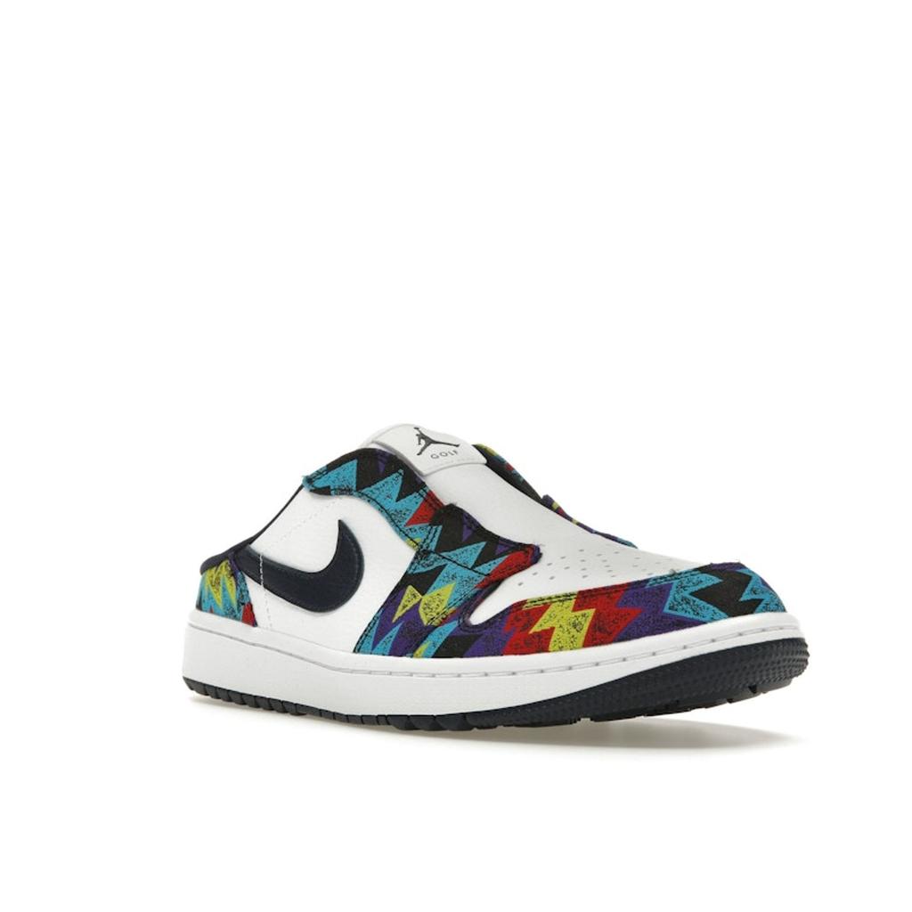 Air Jordan 1 Mule Golf Nothing But Net Men Sneakers Multi-Color White Obsidian FJ1214-100