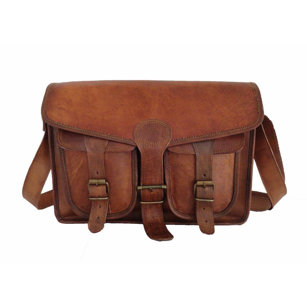 18 În Geantă Messenger din piele de capră Genți de umăr pentru birou