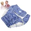 Windel für Erwachsene, verstellbar, waschbar, für ältere Menschen, wiederverwendbar, Inkontinenz-Windelhose, A09 Denim