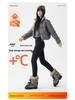 Damen Shark Slim-Fit Samtgefütterte Warme Baumwoll-Yogahose - Herbst/Winter Kollektion 2025