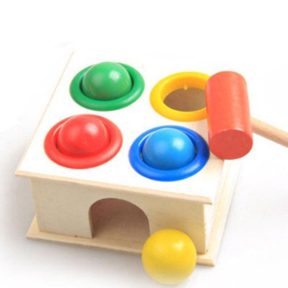 Knocking table Knocking table Hammer box Piling table Teaching aids 1-2-3-year-old baby Early education children educational toys