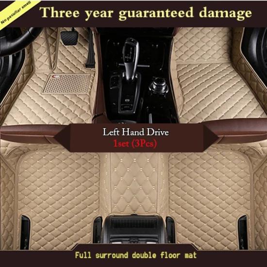 Auto Floor Mats Automobile Carpet Cover Car Foot Pads For BMW 3 Series 2013-2017 Years Accessories Protective Pad