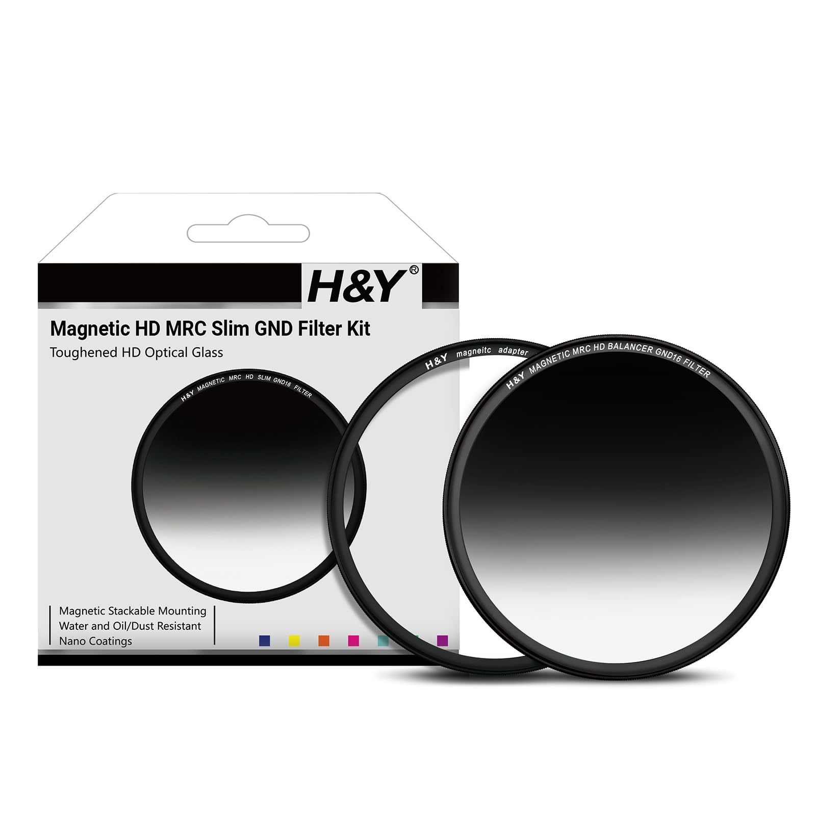 

ND Filter 82mm Magnetic Balancer GND16 Filter Kit Magnetic Half ND Soft Gradient Thin Frame Water Repellent H&Y 1.2 Anti-Static Anti-Stain