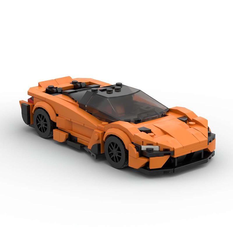 MOC Building Blocks: LEGO-Compatible McLaren 765LT V2 Model Car Ornament