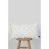 Bohemian Special Design Punch Punch Pattern Decorative Rectangular Throw Pillow Case Mila Gray