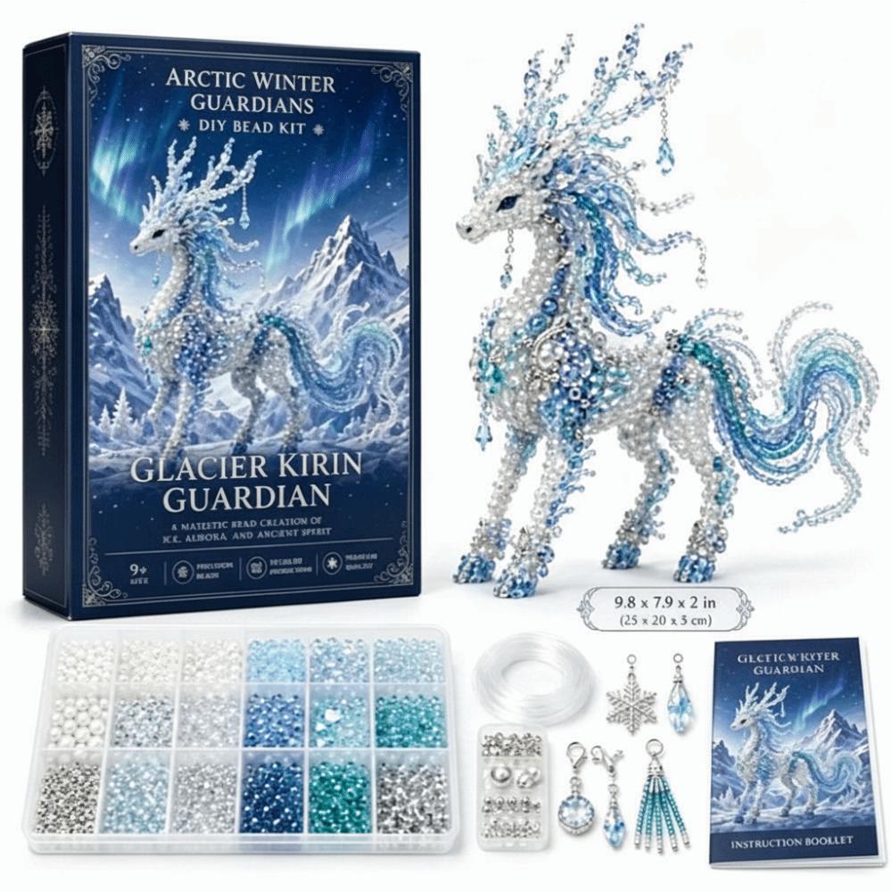 3D Design Beaded Animal Kit Handmade Material Bead Art Kit DIY Beading Craft Set For Beginners