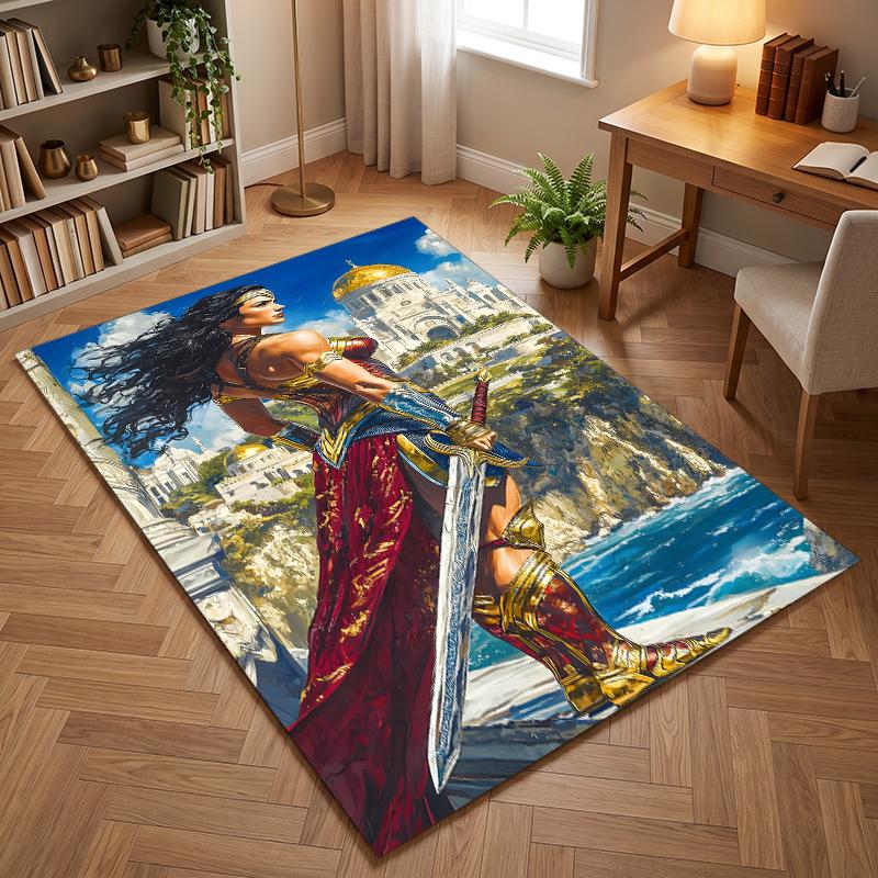Wonder Woman (1) Office carpets suitable for living rooms bedrooms offices and kitchens a gift for modern home decor
