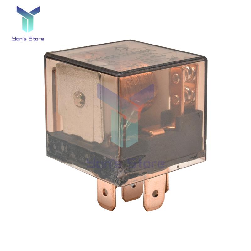 Waterproof Automotive Relay DC 12V 24V 80A 100A 4Pin 5Pin SPDT Switch Car Control Device Car Relays High Capacity Switching Relays 5