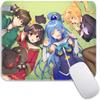 Kono Suba Anime Mouse Pad Small Gaming Mousepad Gamer Accessories Megumin Standard MousePads PC Compact Non-Slip Office Mousemat