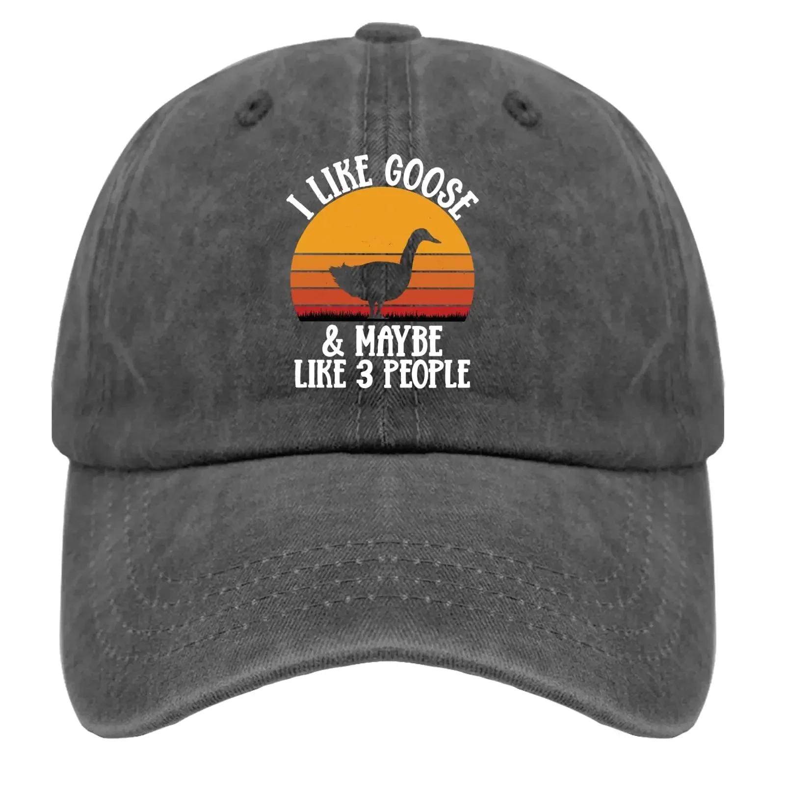 

Мне нравится Goose и, возможно, 3 человека шляпы смешная шляпа для гольфа пигмент черный бег шляпа мужские подарки для дочери уличные шляпы Adjustable& 8Y