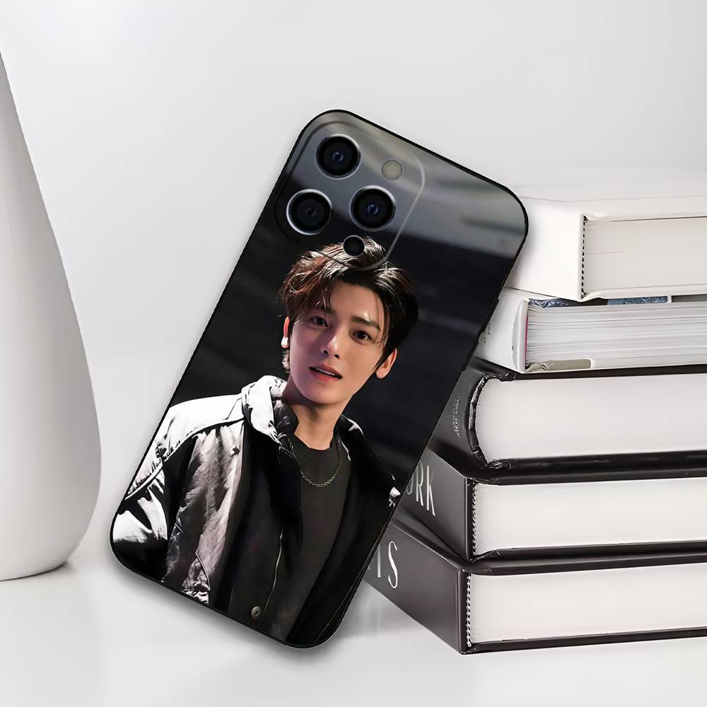 N-Neo Hou Minghao Handyhülle Für iPhone 17,16,15,14,13,12,11 Plus,Pro Max,XS,Weiche Silikon Schwarz Hülle