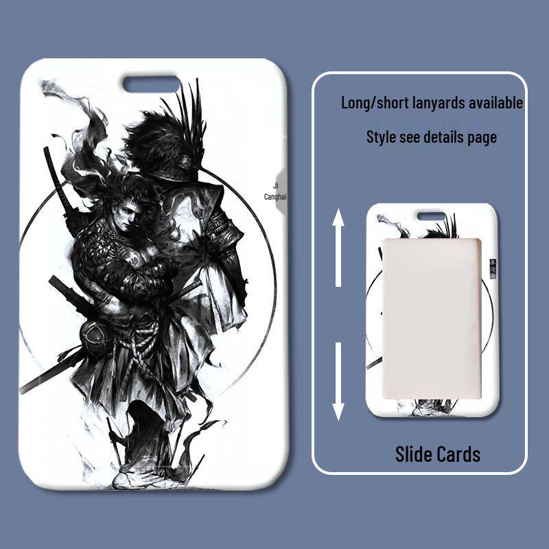 Eternal Return Cartoon ID & Access Card Holder with Sliding Cover