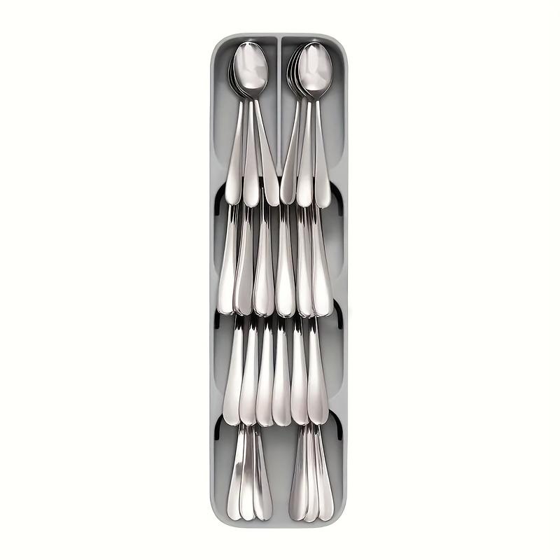 1pc Cutlery Tray, Multifunctional Cutlery Compartment Storage Box, Cutlery Divider Storage Box, Cutlery Divider Organizer for Kitchen Drawers