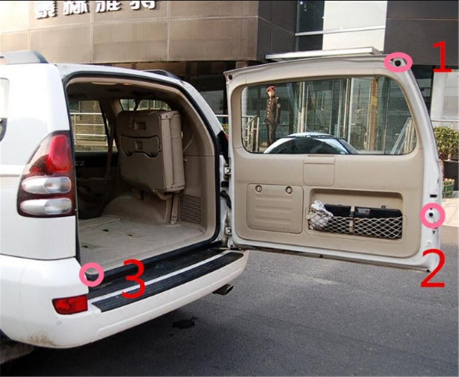 3x Trunk Pad For Toyota Prado LC120 2003-2009