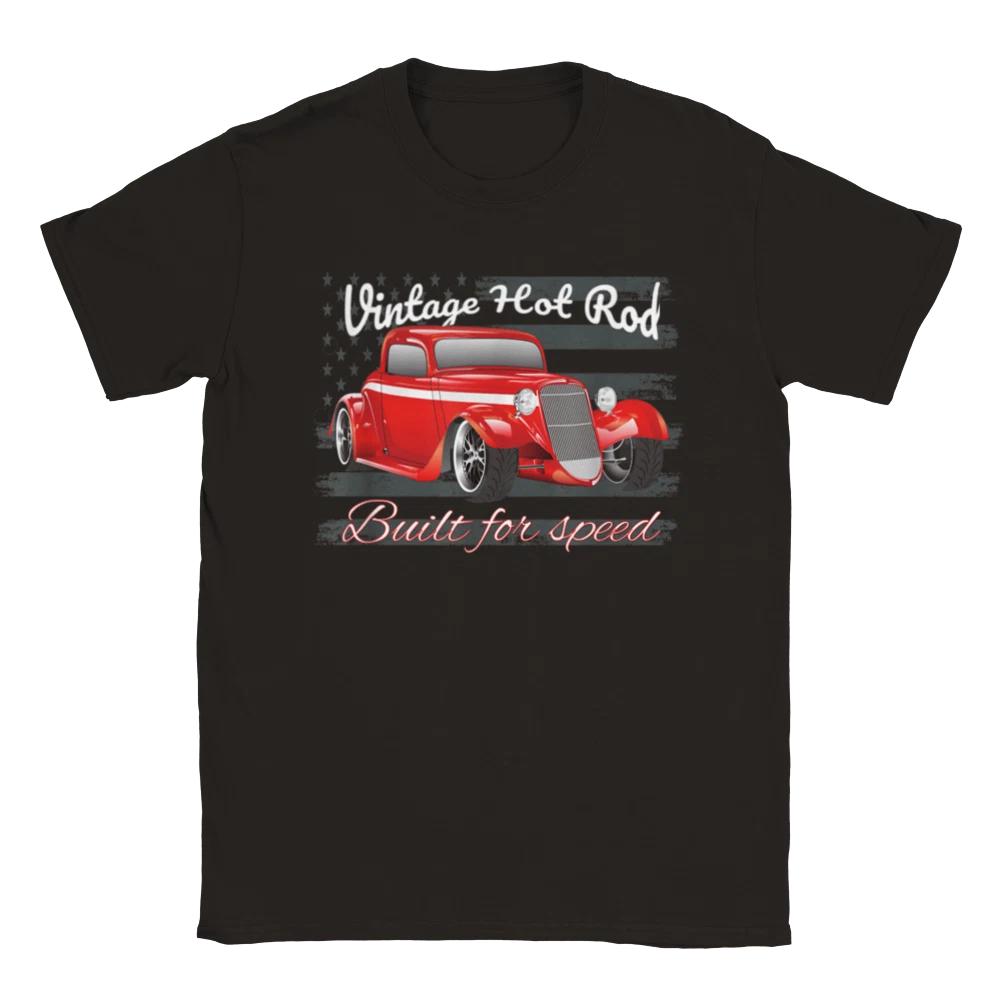 Vintage Hot Rod - Built for Speed - Unisex Crewneck T-shirt XS