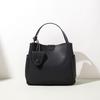 High-end Large-capacity Women's Bag, New Vintage Simple Bucket Bag, Commuter Casual Crossbody Bag, Mother-daughter Bag