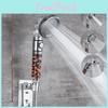 Shower Head Spa 3 Mode Button High Pressure Filter Balls Water Saving
