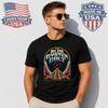 Stepped Pyramid Target Rings Graphic T-Shirt Geometric Design