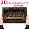 Vintage Tin Sign Last Supper Metal Wall Art Rustic Decor