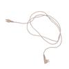 10Pcs 2pin Hearing Aid Cable High Temperature Resistance PVC Reliable Stable 75cm Length Aid Receiver Wire Cable