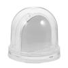 DIY Photo Snow Globe Mini Plastic Picture Frame with Blank Sublimation Insert Snowglobe Display Globe for Home Decor Gift