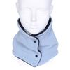 Winter Couple Double-sided Polar Fleece Neck Gaiter Luxury Brand Thick Ring Muffler for Women Warm Cashmere Neck Cover Scarf
