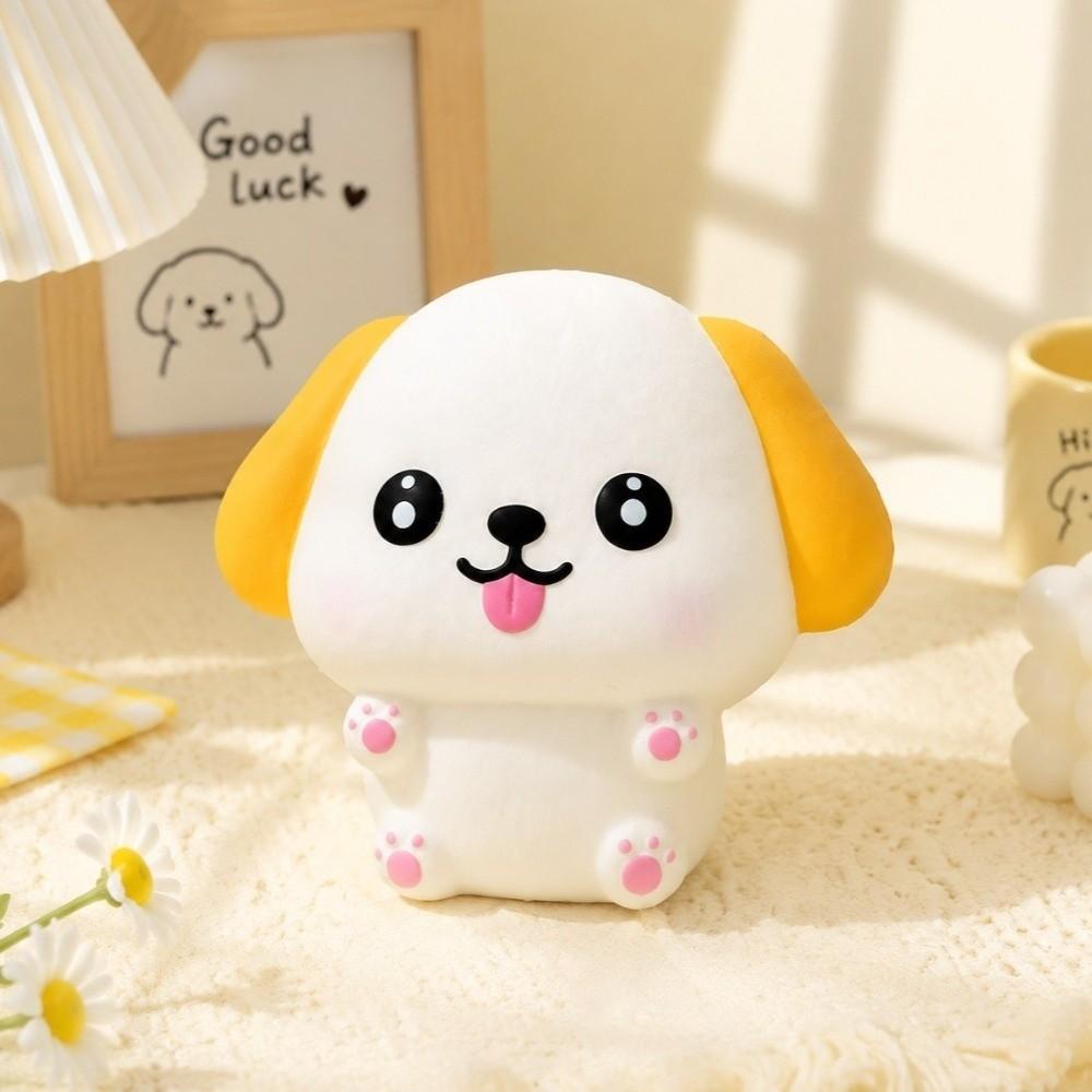 Super Soft Puppy Squishy Toy Slow Rising Dog Squeezable Toy Dog Fidget Toy Home Desktop Decor