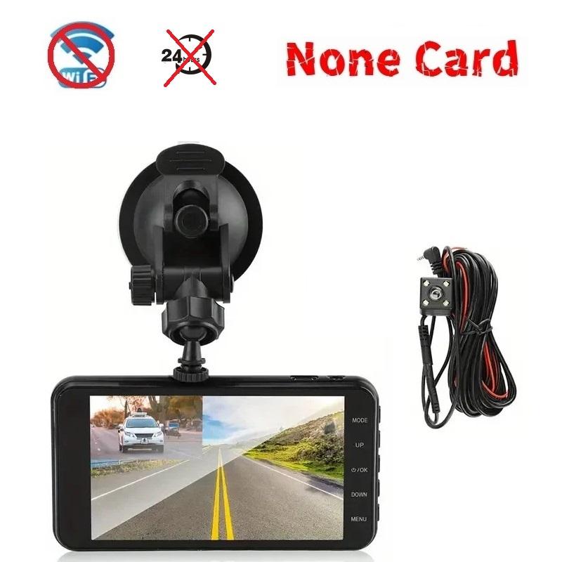 4-inch Dashcam, HD Dual-lens Touchscreen, WiFi Car Dashcam