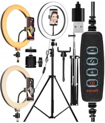 Led Ring Lamp 30Cm Remote Control + 220Cm Stand Youtube Makeup