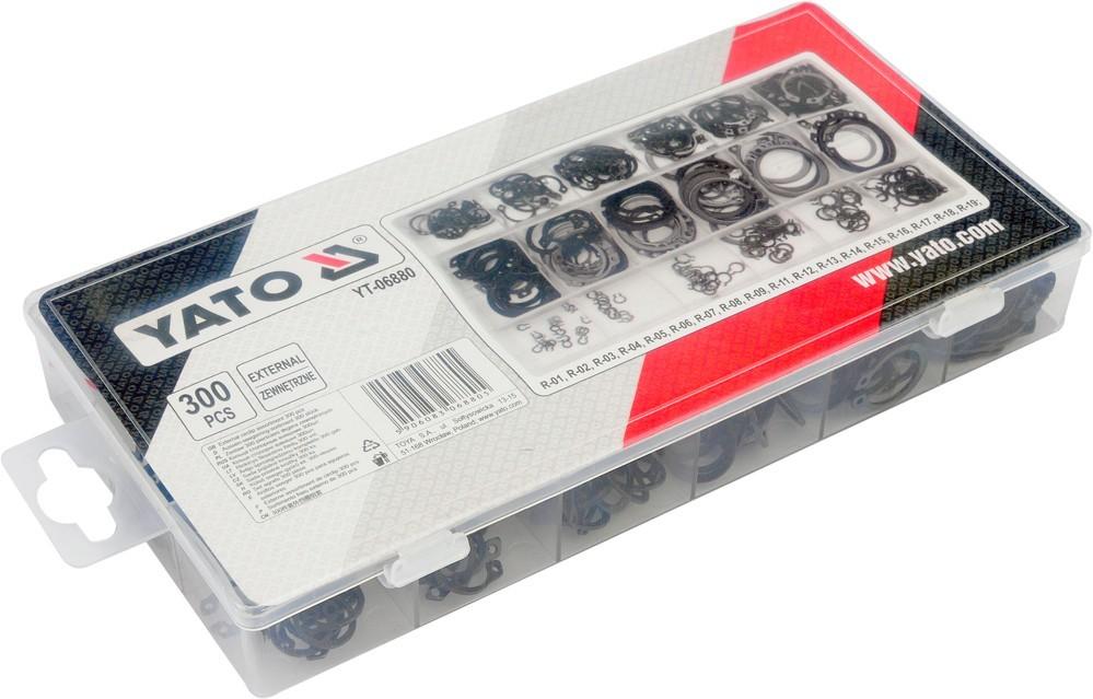 SET OF EXTERNAL RINGS 300 PCS. YT-06880 YATO