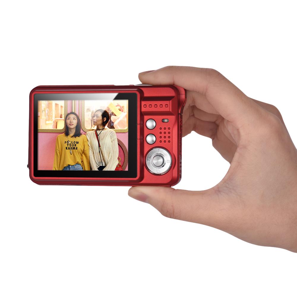 Andoer 18M 720P HD digitální kamera Videokamera s 2ks dobíjecími bateriemi 8x digitální zoom