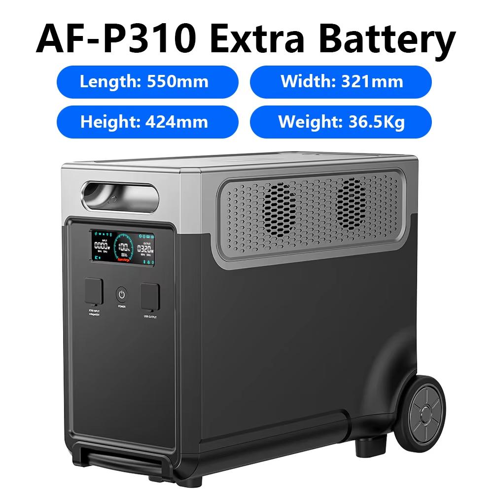 AFERIY 3600W Portable Power Station Solar Generator 3840Wh LiFePO4 Battery Home Backup Outdoor Camping Mobile Power Power Bank