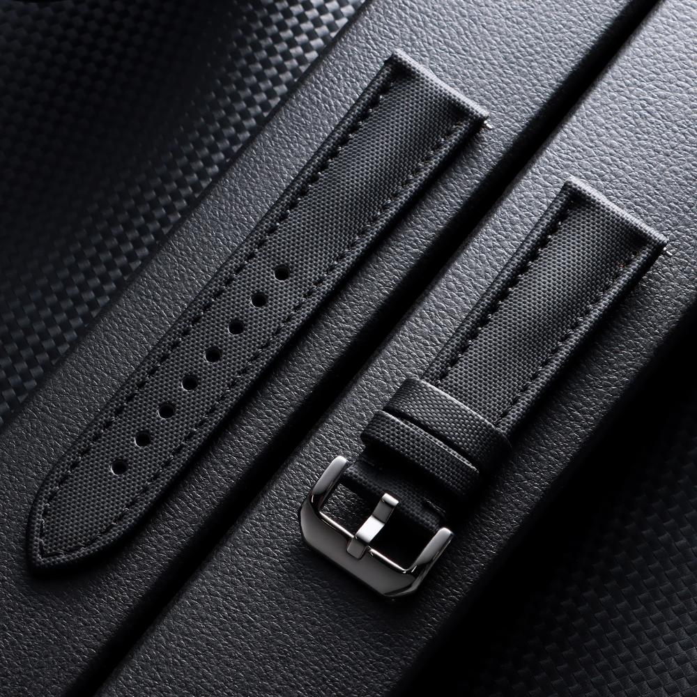 Waterproof Sailcloth Watch Strap Durable Nylon Quick Release Bracelet Men Women 20mm 22mm Band for Samsung Galaxy Watch 7/6/5/4