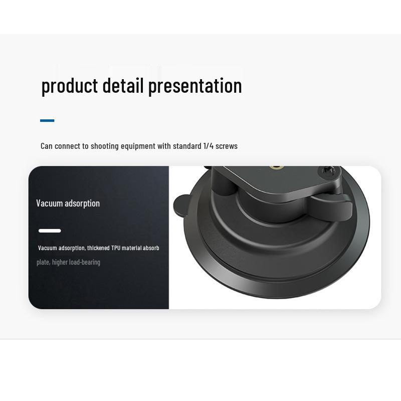 Auto-Saugnapfhalterung für Handy & Kamera - Starker Vakuum-Stabilisator