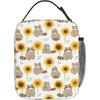 Raccoon Lunch Box Insulated Soft Bag Reusable Cooler Bag for Women Men Work Picnic Hiking Lunch Bag One Size Tote with Lunch Bag