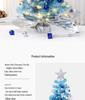 60cm Blue Mini Christmas Tree Set - Desktop & Window Display Decorations