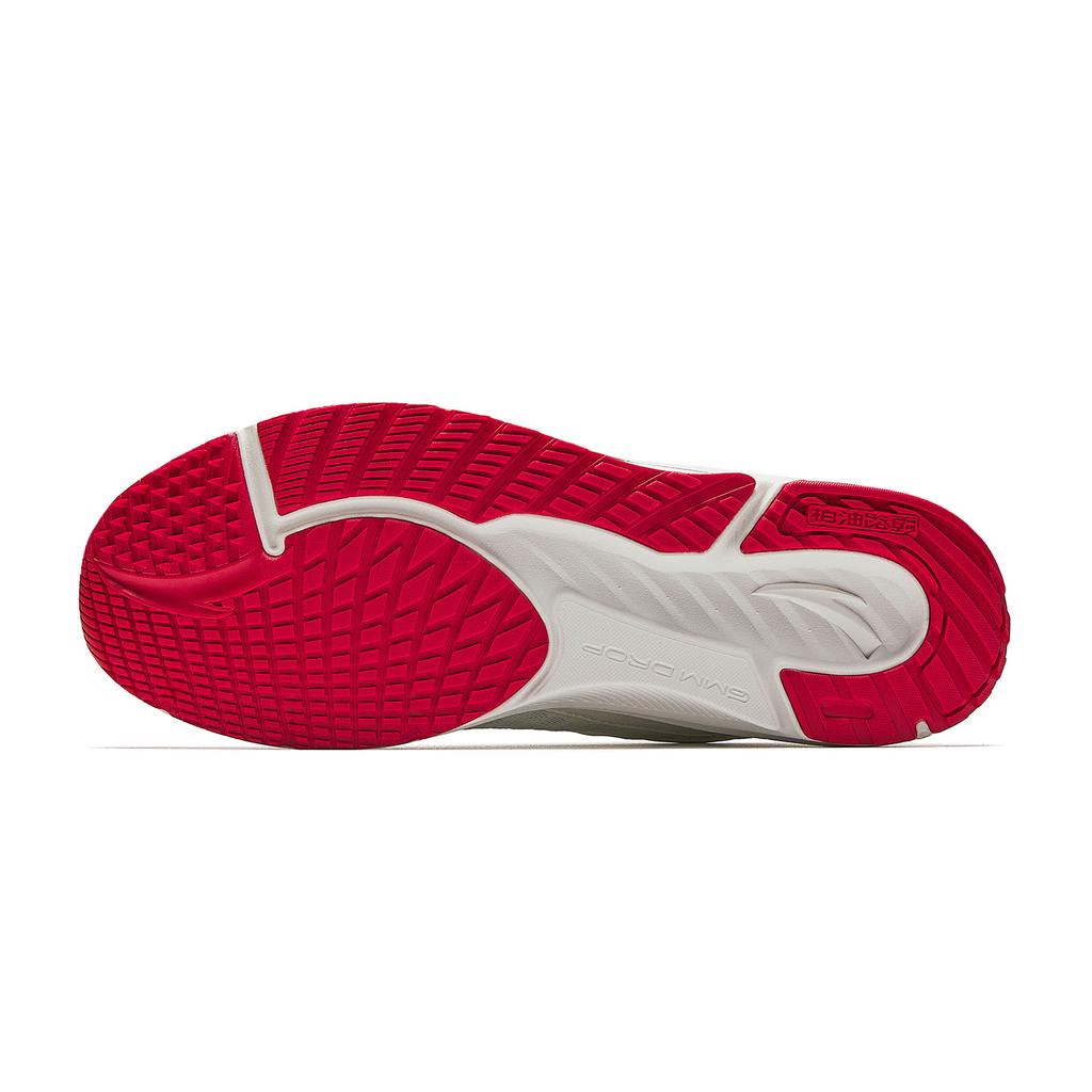 Anta At681 Asphalt Dominator Retro Versatile Shock Absorbing Wear Resistant Breathable Low Top Running Shoes Kids sneaker White Red 922615591-4