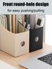 Plastic Desktop File Organizer, Student Office Document Bookends Shelf Adjustable Bookshelf Storage Box for Home School Supplies