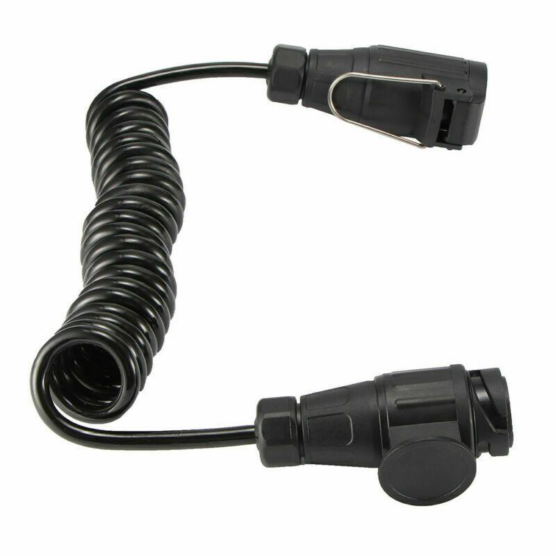 13 Pin Plug 13 Pin Socket Trailer Cable Plug Waterproof Spring Cable 3M RV Extension Wiring Caravan Connector Auto Parts