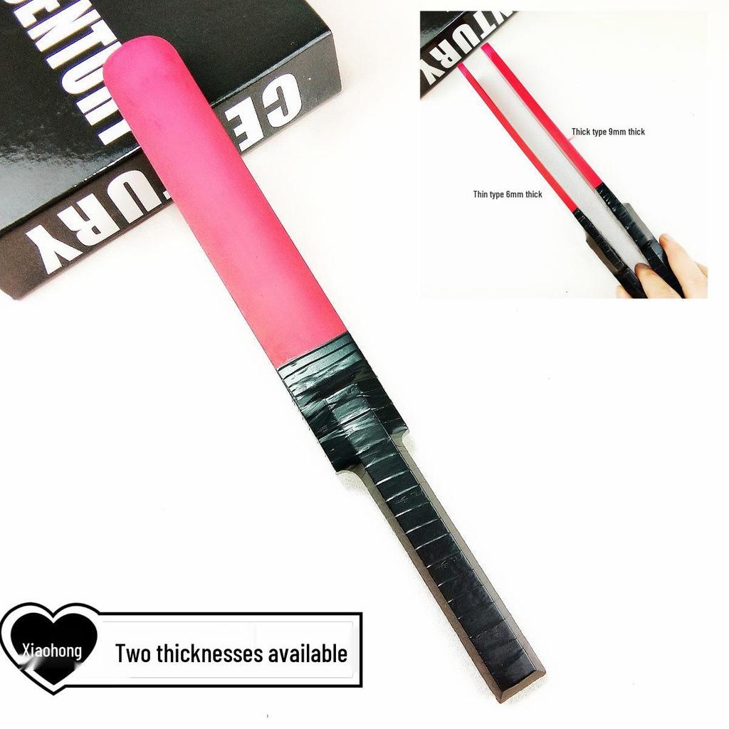 Little Red Paddle: Enhanced Spanking Tool for Men and Women - Thick, Soft Rubber Board for DIY Training