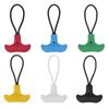 5PCS Colorful TPU T-shaped Zipper Backpack Zipper Puller Replacement Tactical Bags Zipper Pull Fixer Clothing Accessory Tools