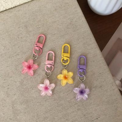 Sweet Styles Sturdy Acrylic Flower Keychain Portable and Sturdy Jewelry Accessory Convenient for Everyday Casual Use