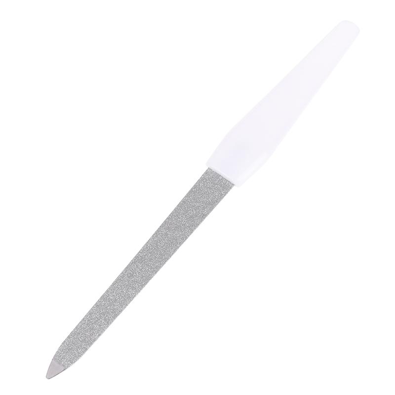 1Pc Metal Double-Sided Nail File Scrub Manicure Sharpening Nail Nail Tool Manicure Pedicure Tool High Quality Nail File