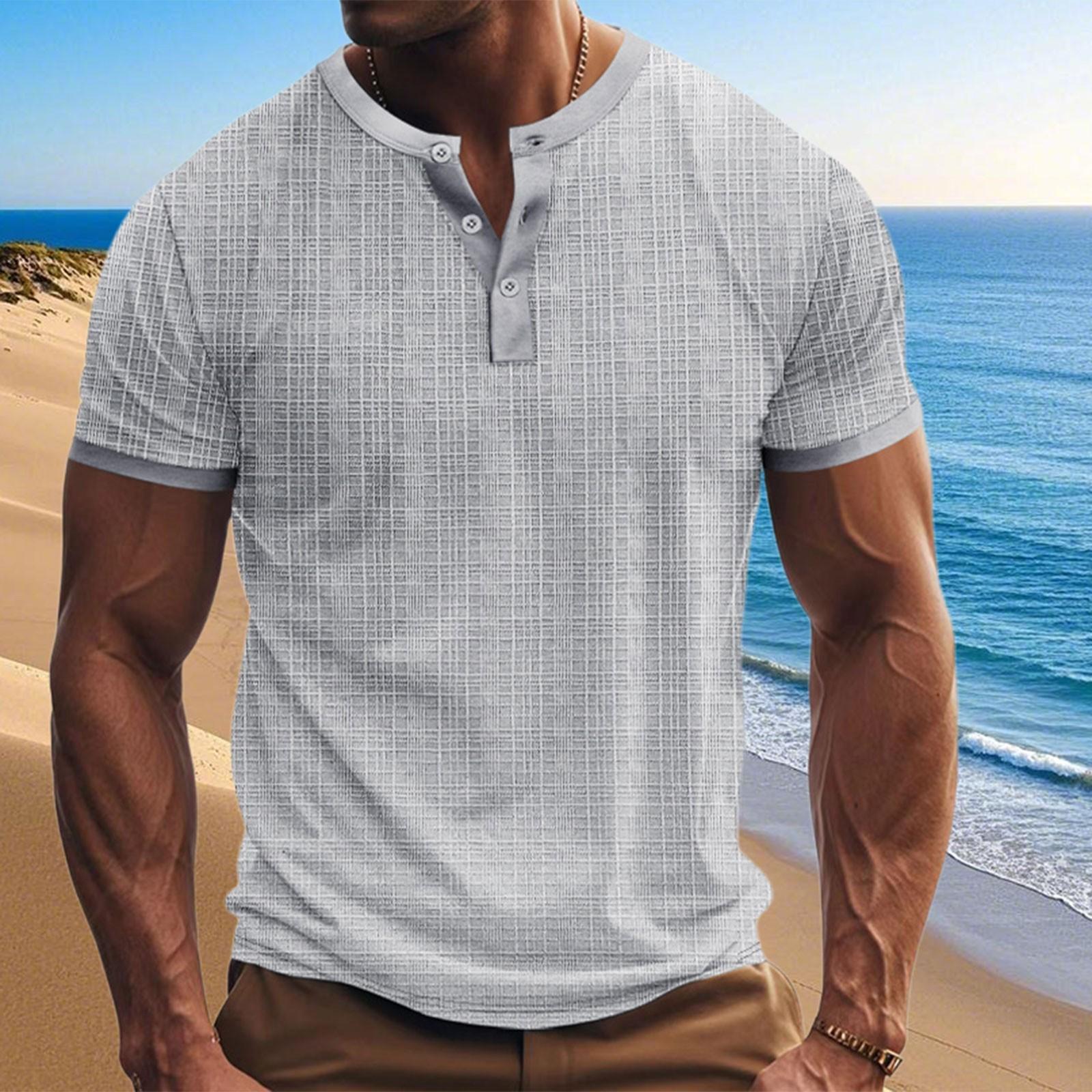 

Летняя футболка мужская с коротким рукавом имитация свободного дышащего повседневного топа XXXL