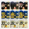 Maglia da Hockey su Ghiaccio Buffalo Sabres Personalizzabile Ricamata Uniforme di Squadra Uomo Donna Abbigliamento Invernale