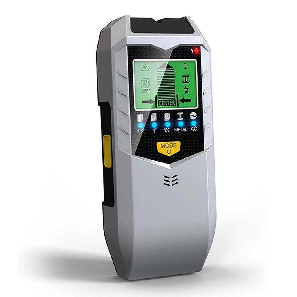 5-in-1 Multifunctional Wall Detector Wall Stud Finder Sensor, Handheld Wall Wood Beam/Metal AC Live Wires Scanner