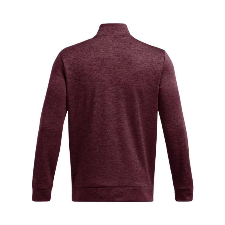 Under Armour Armour Fleece Twist Casual Fashion Logo Long Sleeve T-Shirt Men Tops Red 1373359-600