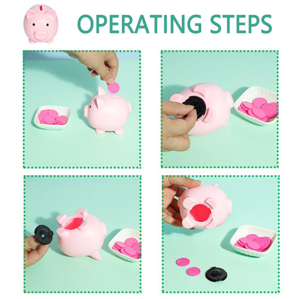 Colorful Piggy Bank Color Matching Toys Creative Toddler Coin-operated Toy  Home Decoration