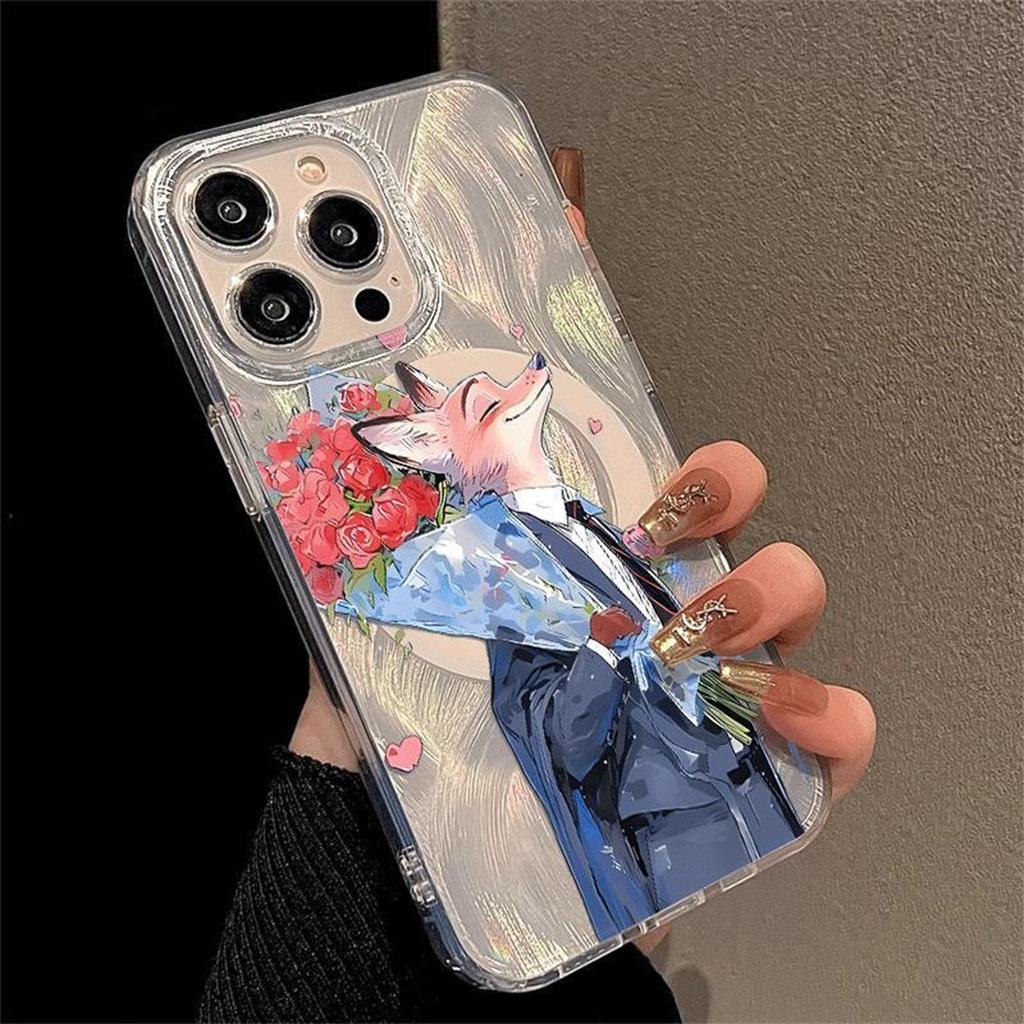 For IPhone Mobile Phone Case Magnetic Ring High-end Strong Magnet for Apple Magnetic Mobile Phone Case Cartoon Cute Personality Ins